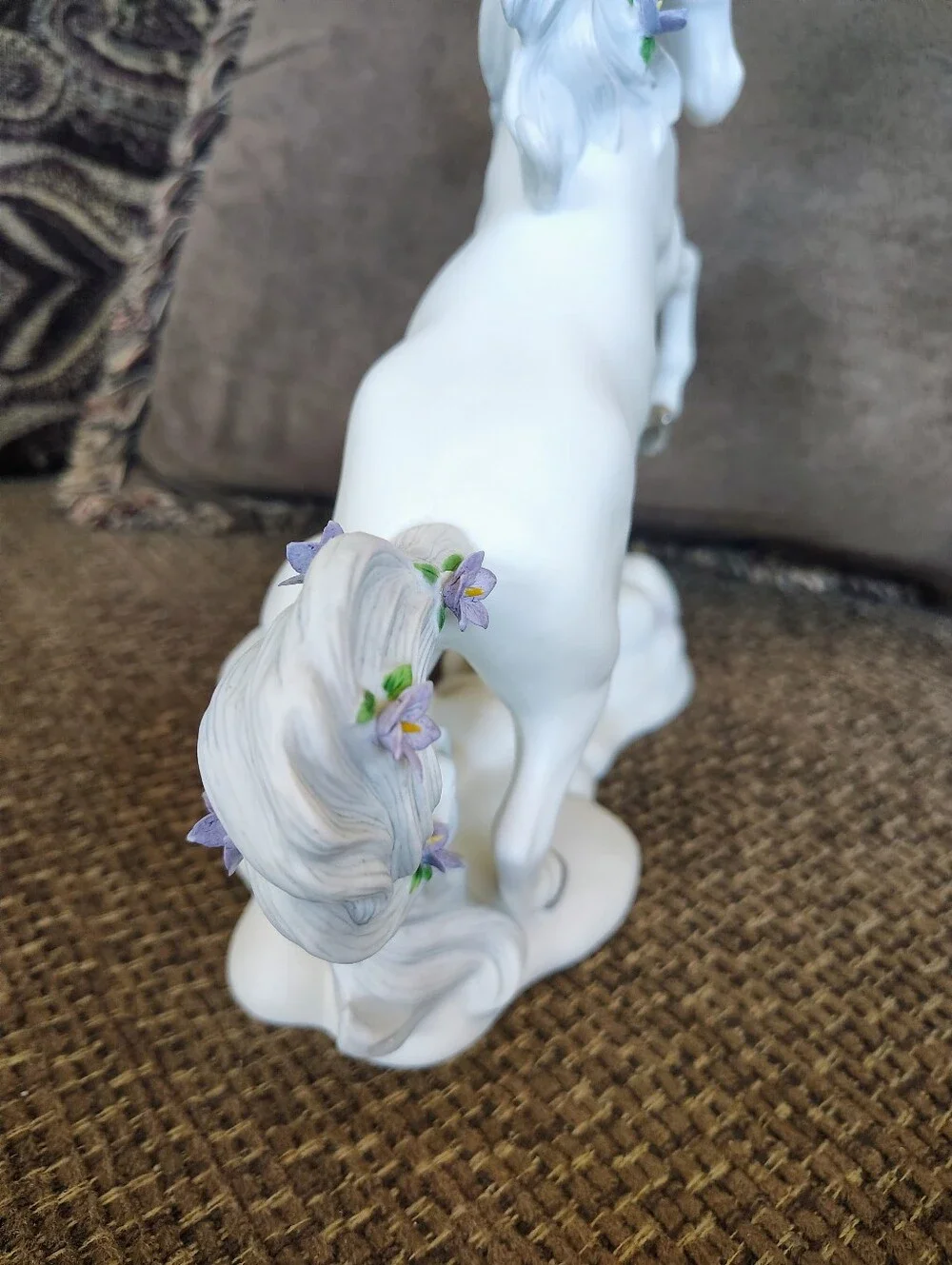 VTG Princeton Gallery “Love’s Rainbow” Fine Porcelain Unicorn Figurine 1996